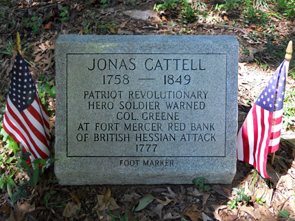 Jonas Cattell Gravesite