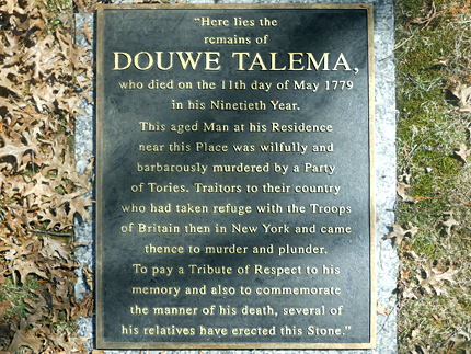 Douwe Talema grave