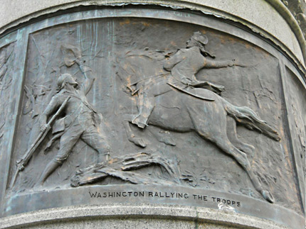 Washington Rallying the Troops