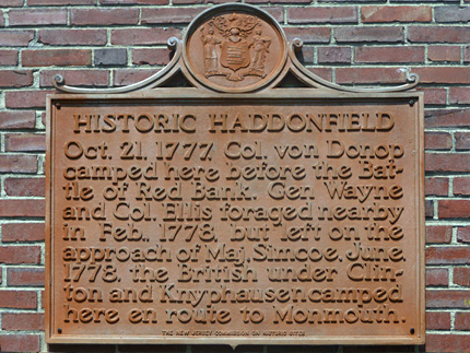 Haddonfield, New Jersey Revolutionary War Sites