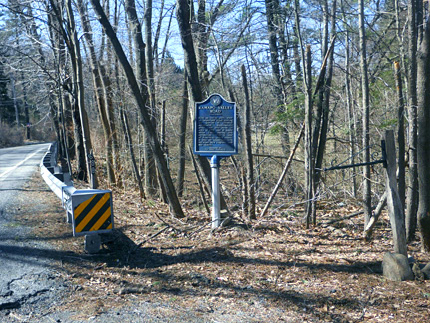 Ramapo Valley Road Historic Marker