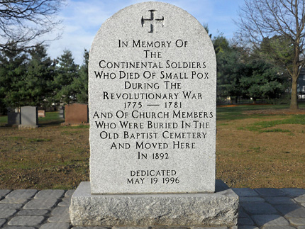 Smallpox Solders Graves in Morristown
