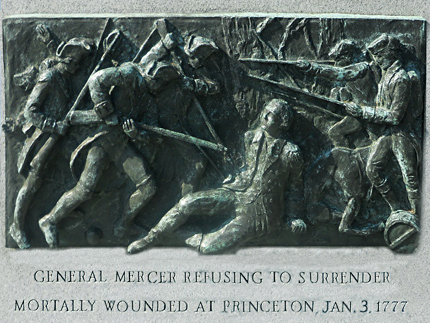 Hugh Mercer Memorial Wall 