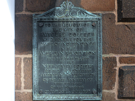 Men of Rutgers Marker