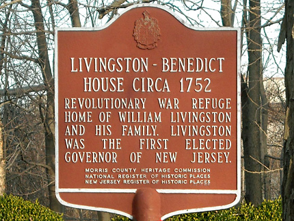 Livingston-Benedict House in Parsippany Livingston-Benedict House in Parsippany