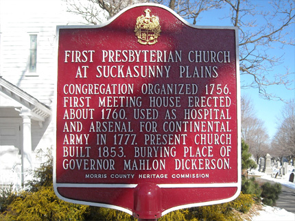 Roxbury, New Jersey Revolutionary War Sites