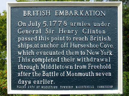 Sandy Hook NJ Revolutionary War Sites