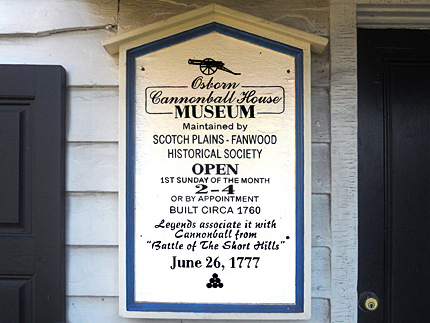 Osborn Cannonball House - Scotch Plains NJ