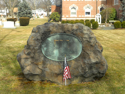 Scotch Plains Cemetery Sign