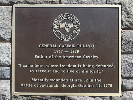 General Pulaski Monument General Pulaski Monument