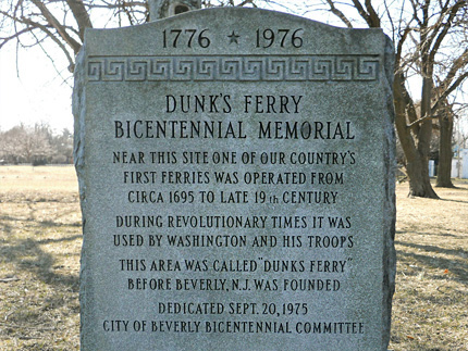 Dunk's Ferry  Bicentennial  Memorial