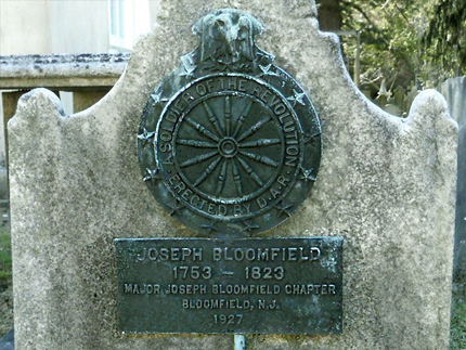 Joseph Bloomfield Grave Site