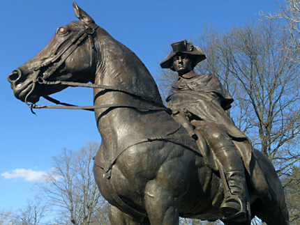 Washington Statue in Morristown NJ