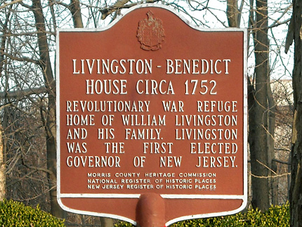 Livingston-Benedict House in Parsippany