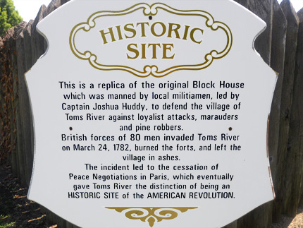 Toms River, New Jersey - Revolutionary War Sites