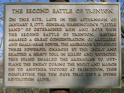 Second Battle of Trenton NJ - Revolutionary War
